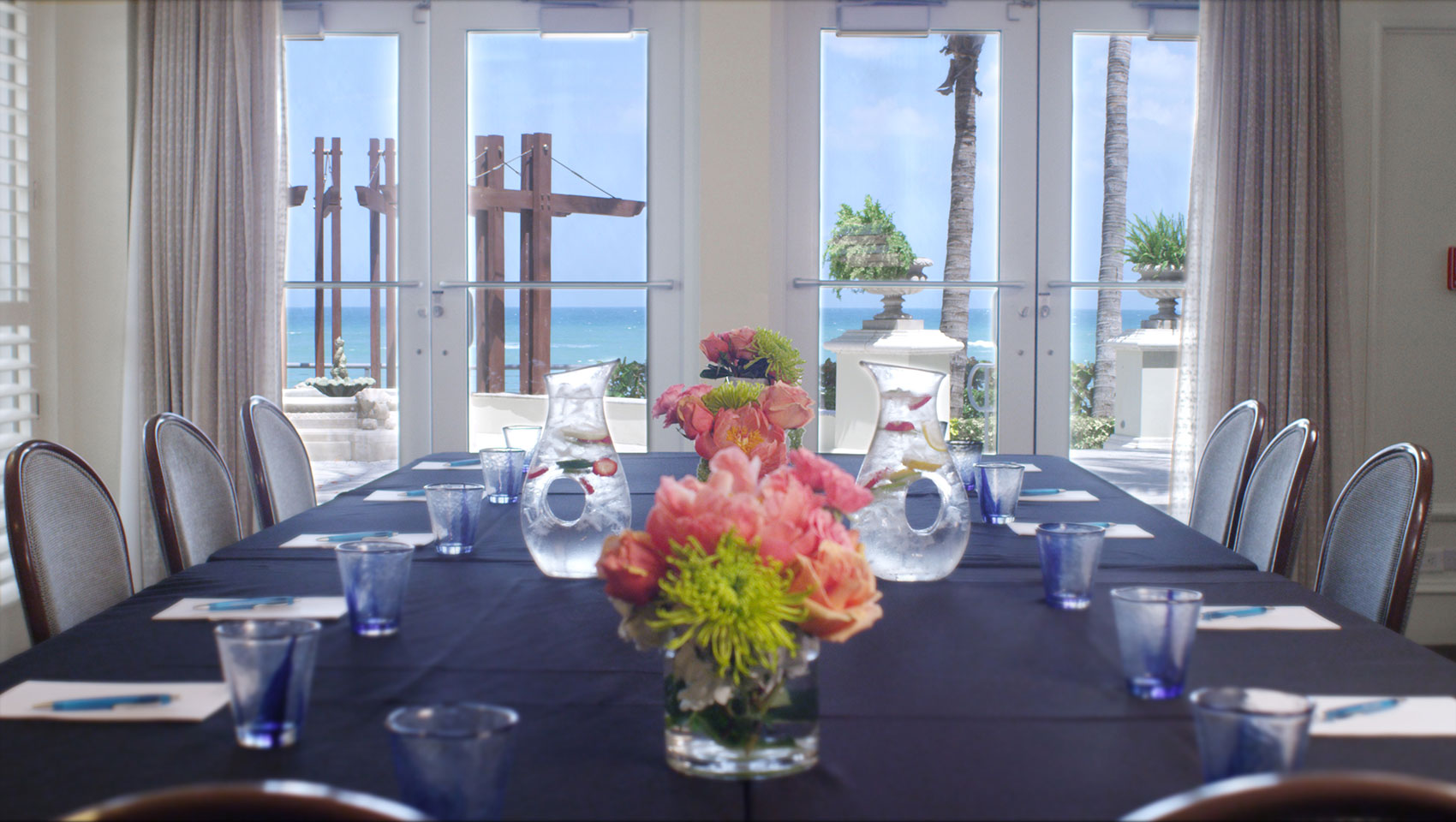 social set up at Kimpton Vero Beach Hotel & Spa ballroom